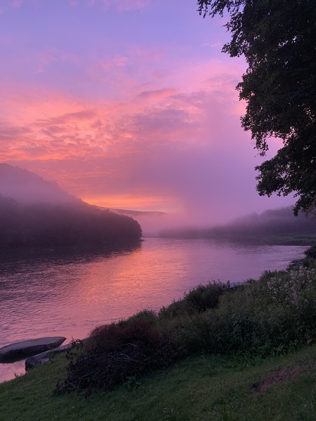 Entry image for The Allegheny River Sunset. Clicking this image will show a larger photo