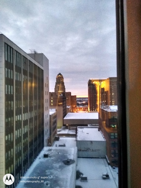 Entry image for Downtown Buffalo NY sunrise . Clicking this image will show a larger photo