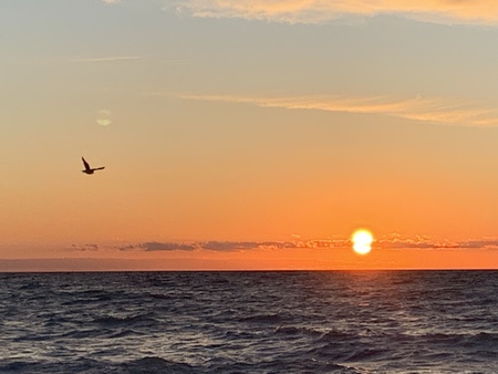 Entry image for Lake Michigan Sunset. Clicking this image will show a larger photo