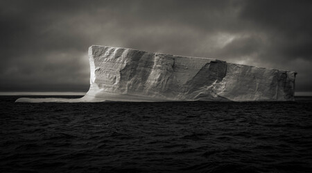 Stormy iceberg Antarctica