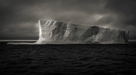 Stormy iceberg Antarctica