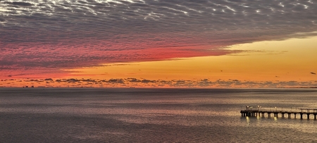 Entry image for Sunrise at Corpus Christi Bay, Texas. Clicking this image will show a larger photo