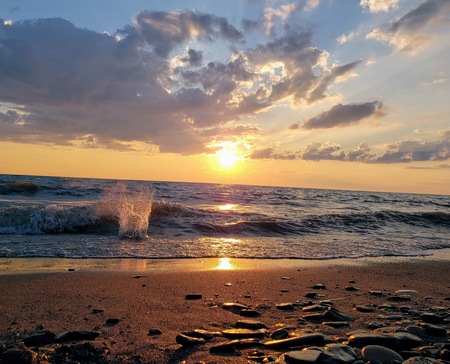  Lake Erie Sunset Fredonia NY