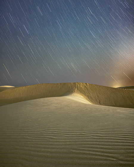 Oceano Dune with Star Trails