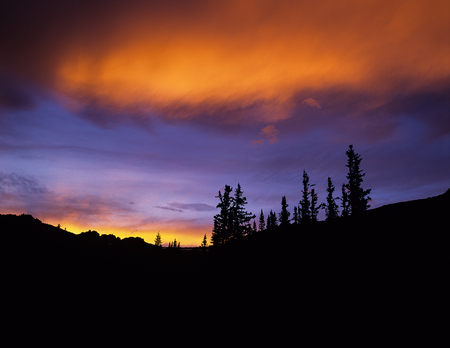 Stormy  Peaks Sunset