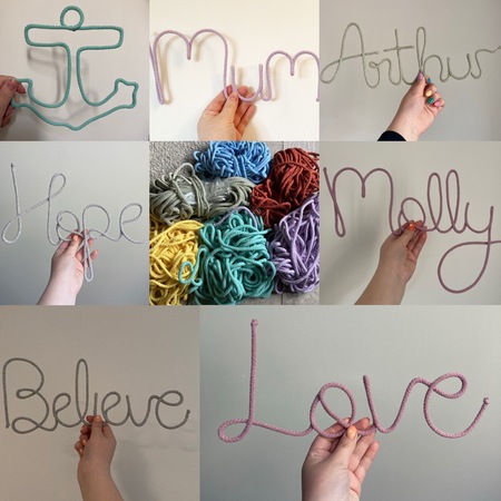 Looping letters with love