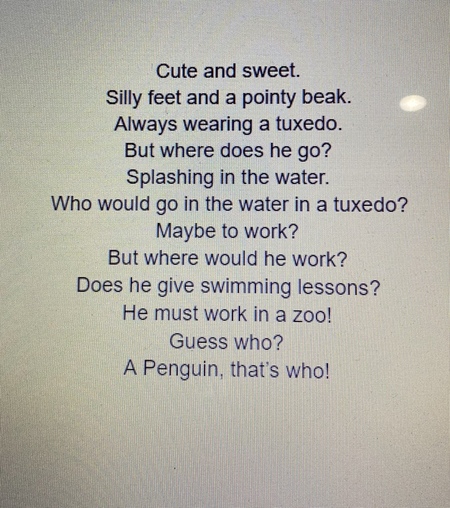 A Penguin, that’s who