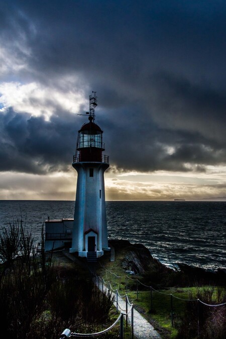 Storm Clouds Approaching the Lighthouse