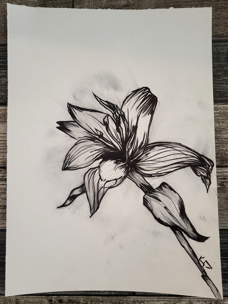 Monochrome Flower