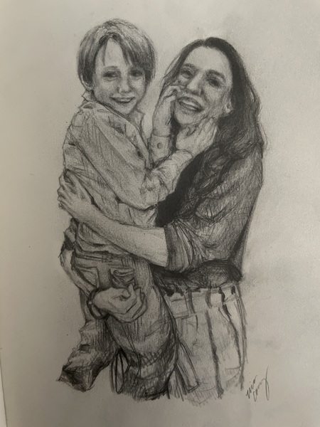 Mother and Son Portrait 