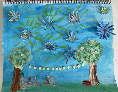 Entry image for A picnic under the fireworks . Clicking this image will show a larger photo