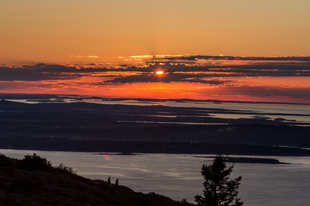 Sunrise Cadillac Mountain Acadia Park Maine
