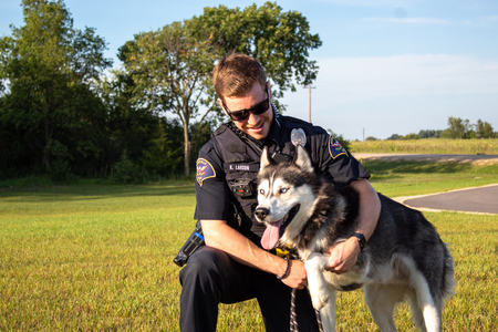 Officer Larson & Leo