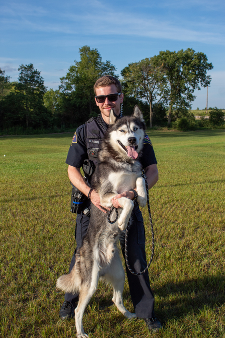 Officer Larson & Leo