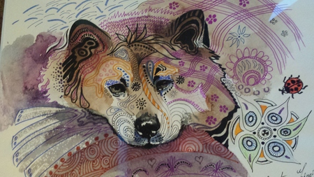 Teddy- as drawn by Cristina Grinciuc 