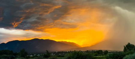 Evening Storm Over the Collegiate Peaks
