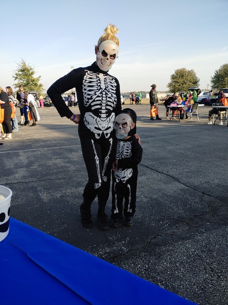 Mommy & Me Skeleton Costume