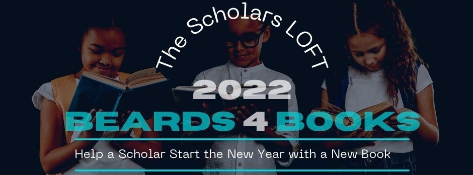 Banner for The Scholars LOFT Beards for Books Photo Contest