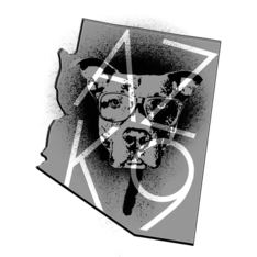 Logo for AZK9 Rescue 2024 Calendar Contest