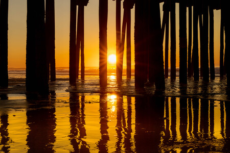 Entry image for Ocean sunrise. Clicking this image will show a larger photo