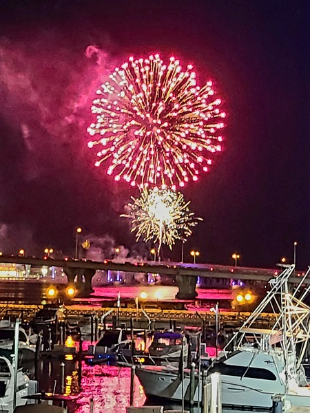 Fireworks over Miami