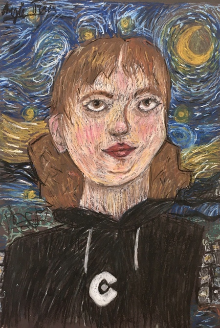 Van Gogh inspired Self-Portrait