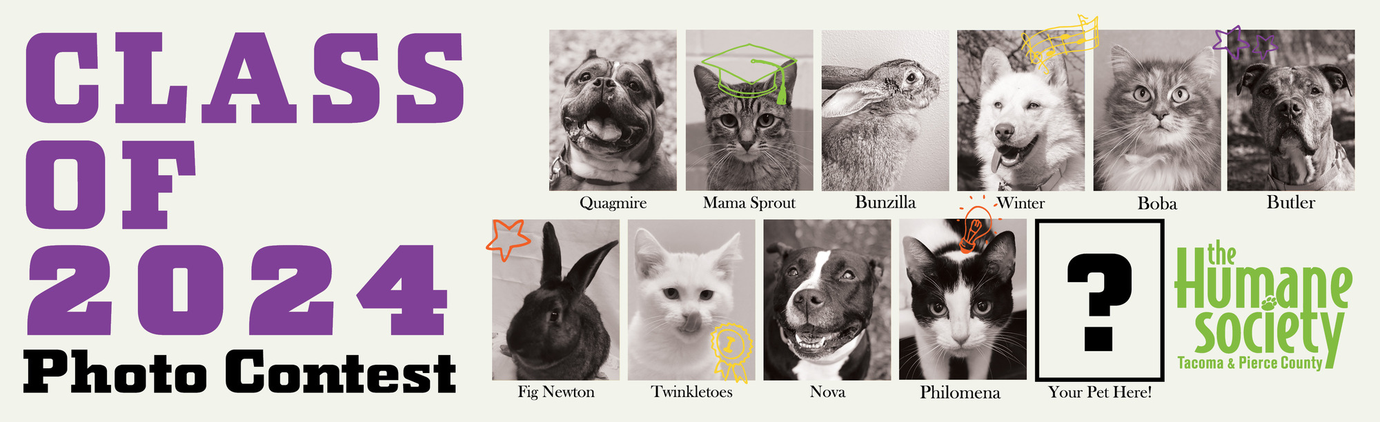 The Humane Society for and Pierce County Class of 2024 Photo