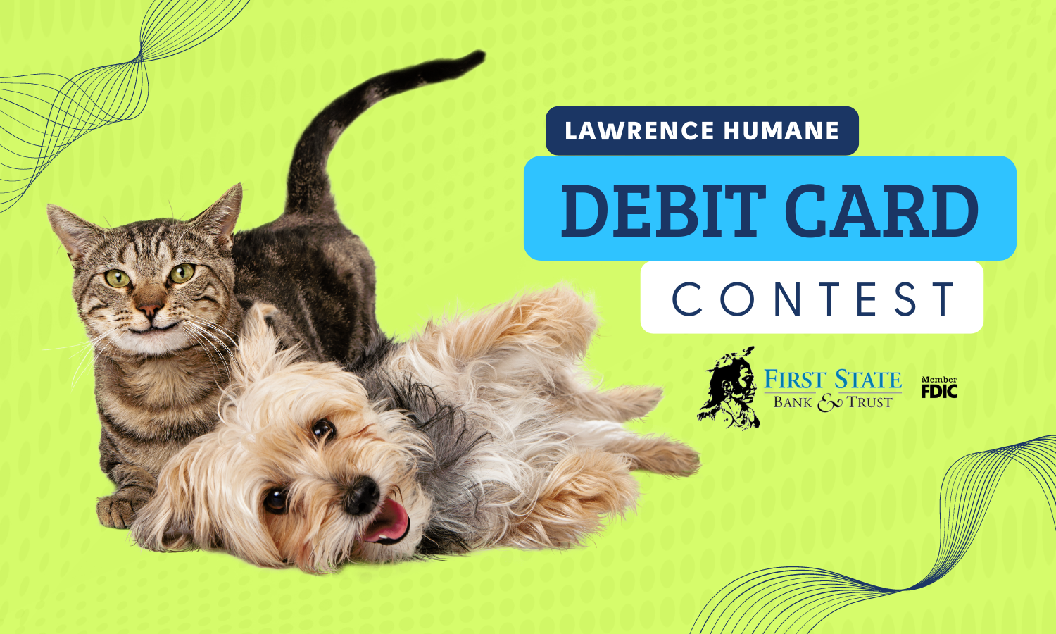 Banner for Lawrence Humane Debit Card Contest