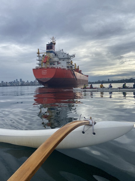 English Bay—Among the Freighters