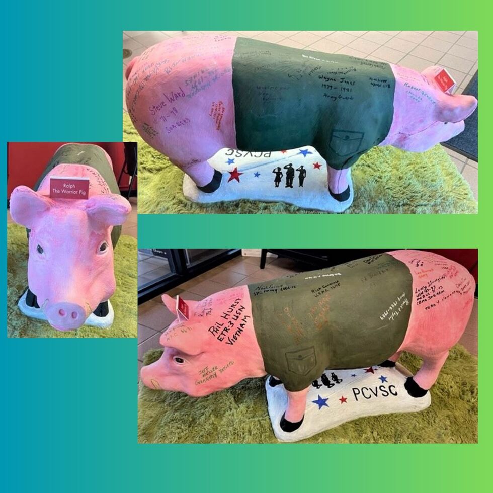 Vote for Preble County Veterans Services Preble County Pork Festival Paint the Pigs Contest