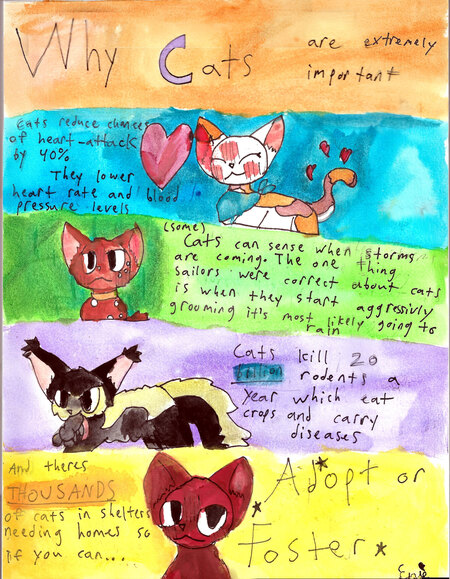 Entry image for Why Cats Are Important. Clicking this image will show a larger photo