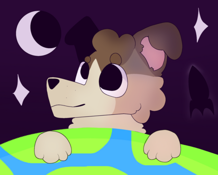 Entry image for Laika the Space Dog!. Clicking this image will show a larger photo