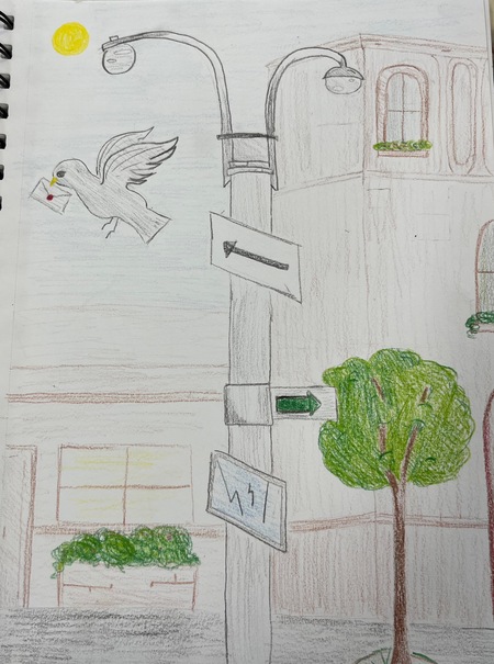 Pigeon Mail Carrier