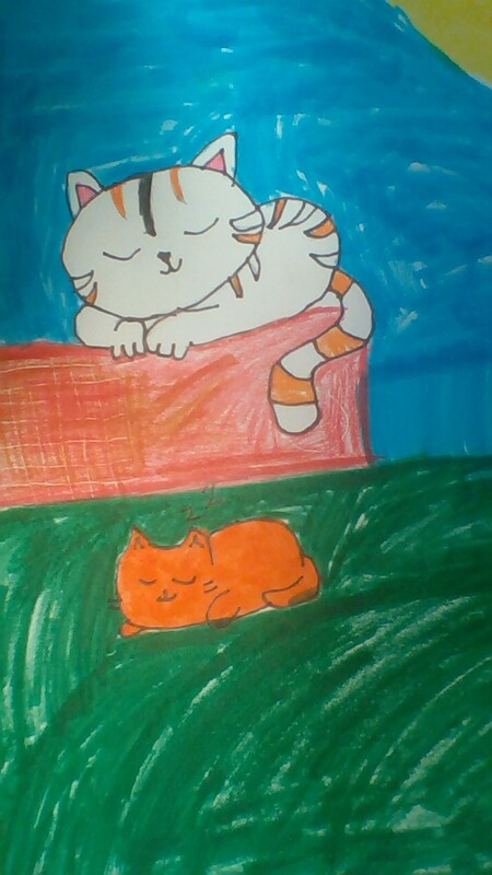 sleepy cat
