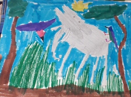 ELEPHANT and BIRD