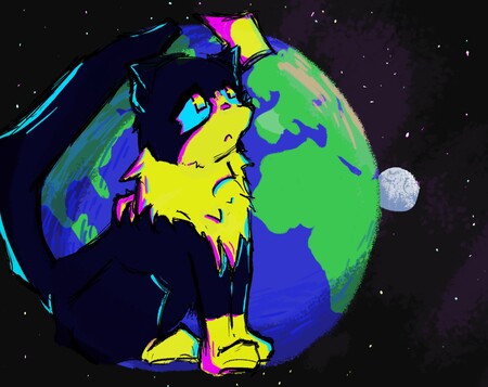 The First Cat in Space