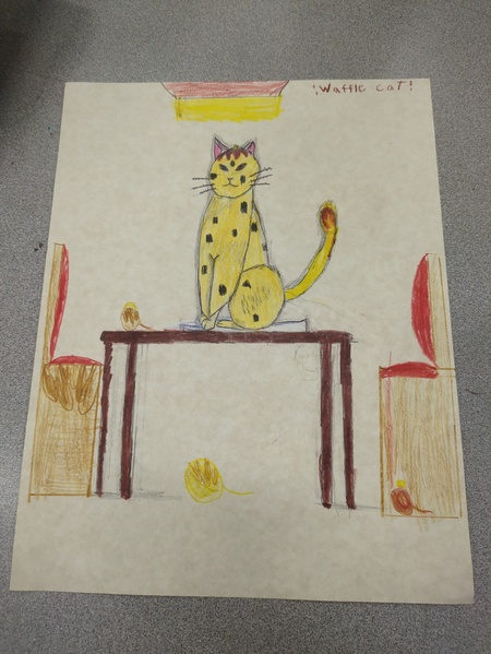 Waffle cat