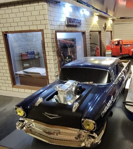 Entry image for 57 Chevy 1/24 scale model.  . Clicking this image will show a larger photo