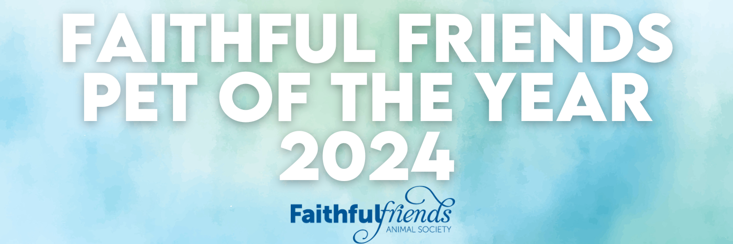 Banner for Faithful Friends Pet of the Year Contest