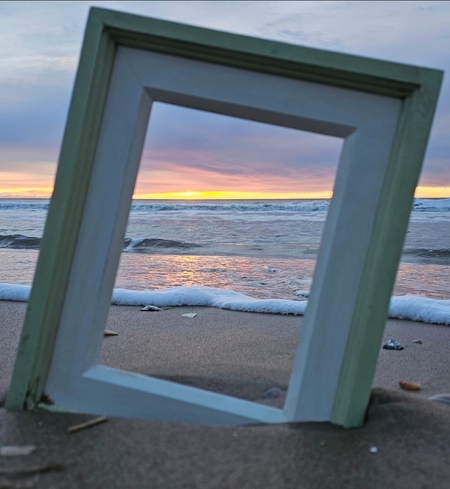 Framed Ocean View 