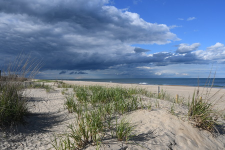 Sandy beaches and blue skies