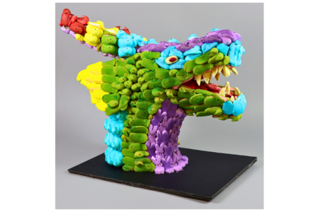 "Eggsmerelda" the Rainbow Dragon