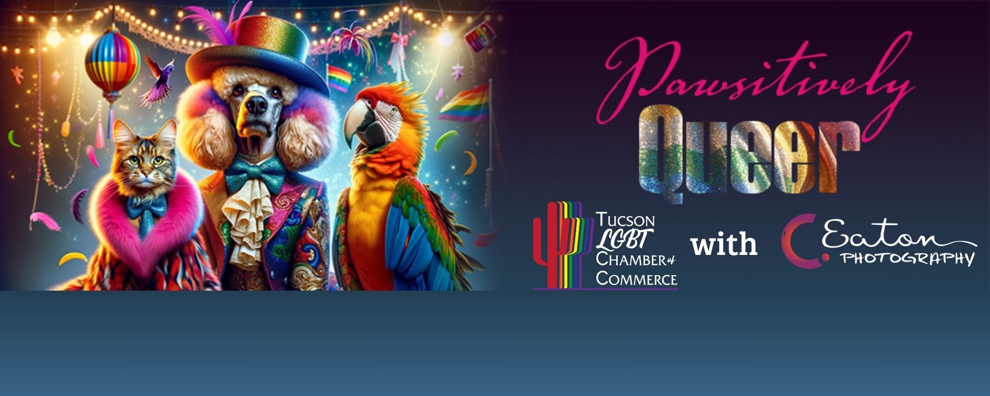 Tucson LGBT Chamber of Commerce Pawsitively Queer 2025 Calendar Contest