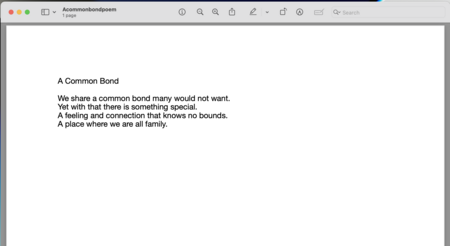 A Common Bond