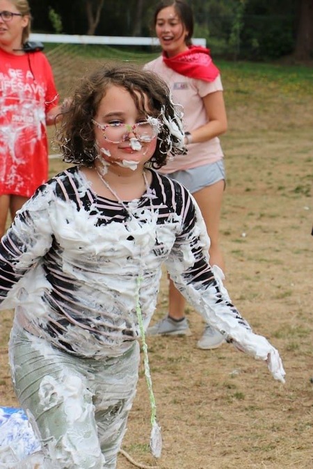 Entry image for Shaving cream casualty (taken by camp counselor). Clicking this image will show a larger photo