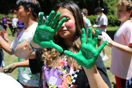 Entry image for Kesem at UC Santa Cruz Messy Olympics . Clicking this image will show a larger photo