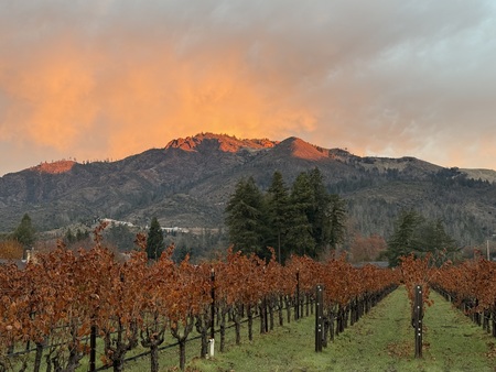 Sunrise at Hood Mt. Regional Park from Kenwood