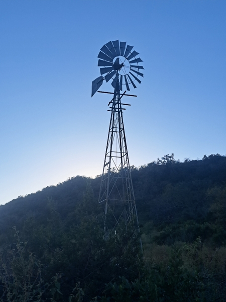 Entry image for West Texas windmill . Clicking this image will show a larger photo