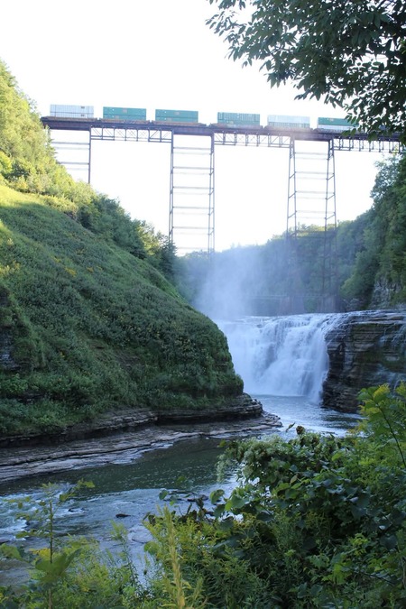 Train Over The Mist