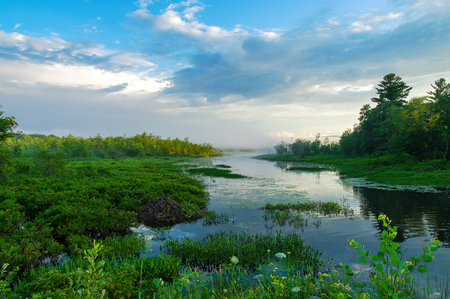 Sacandaga Lake Outlet at Dawn